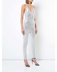 Серебряный комбинезон от Juicy Couture