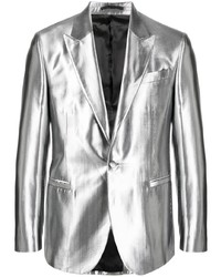 Мужской серебряный пиджак от Versace