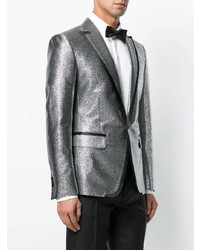 Мужской серебряный пиджак от DSQUARED2