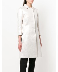 Женский серебряный плащ от Mantu