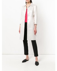 Женский серебряный плащ от Mantu