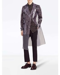 Мужской серебряный плащ от Burberry