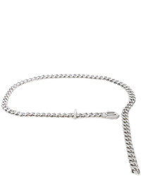 Женский серебряный ремень от Givenchy