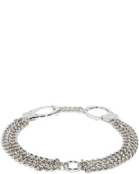 Женский серебряный ремень от Moschino