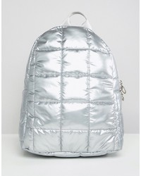 Женский серебряный рюкзак от ASOS DESIGN