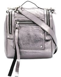 Женский серебряный рюкзак от MCQ