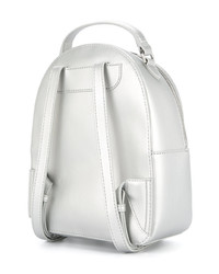 Женский серебряный рюкзак от Love Moschino