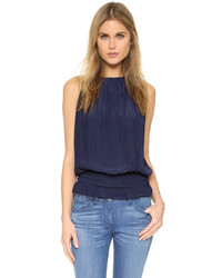 Серебряный топ без рукавов от Ramy Brook