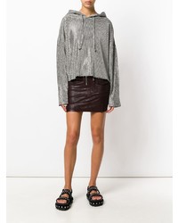 Женский серебряный худи от RtA