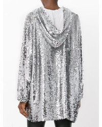 Женский серебряный худи от MSGM