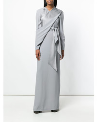 Серое вечернее платье от Chalayan