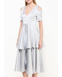 Серое вечернее платье от LOST INK