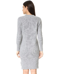Серое вязаное платье от The Fifth Label