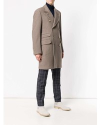 Серое длинное пальто от Hackett