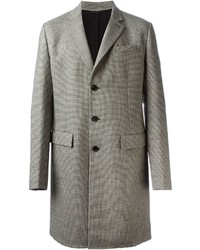 Серое длинное пальто от Ermanno Scervino