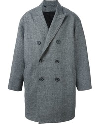 Серое длинное пальто от Lanvin
