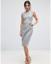 Серое кружевное платье от Little Mistress