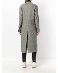 Женское серое пальто в клетку от Giuliva Heritage Collection