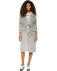Женское серое пальто дастер от MinkPink