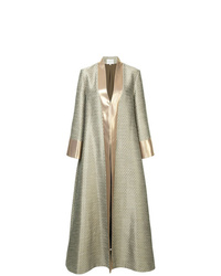 Женское серое пальто дастер от Layeur