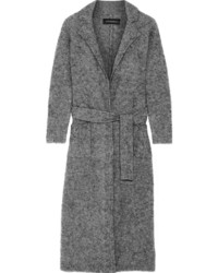 Женское серое пальто из мохера от By Malene Birger