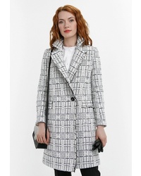 Женское серое пальто с принтом от Audrey Right