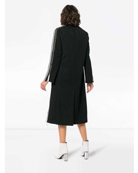 Женское серое пальто с узором "гусиные лапки" от Stella McCartney
