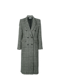 Женское серое пальто с узором "гусиные лапки" от Reformation