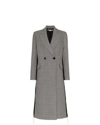 Женское серое пальто с узором "гусиные лапки" от Stella McCartney