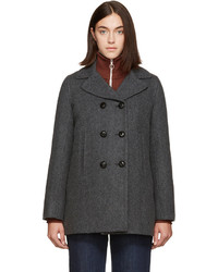 Женское серое пальто от A.P.C.