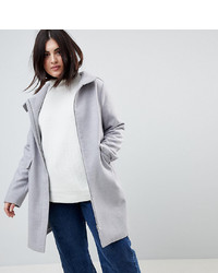 Женское серое пальто от Asos Curve