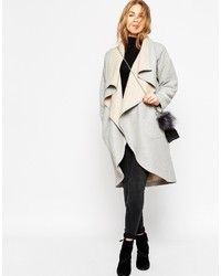 Женское серое пальто от Asos