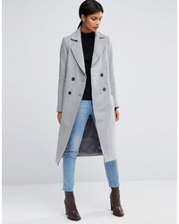 Женское серое пальто от Asos