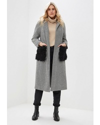 Женское серое пальто от Beatris