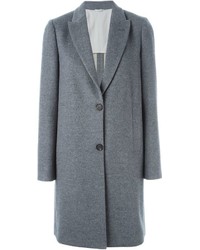 Женское серое пальто от Brunello Cucinelli