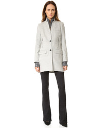 Женское серое пальто от Veronica Beard