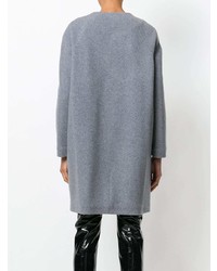 Женское серое пальто от Eleventy