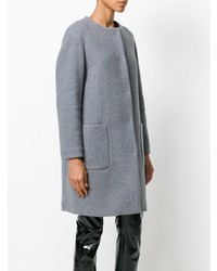 Женское серое пальто от Eleventy