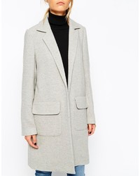 Женское серое пальто от Asos