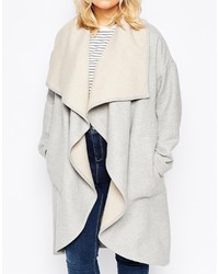 Женское серое пальто от Asos