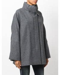 Женское серое пальто от Fay