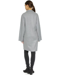 Женское серое пальто от Acne Studios
