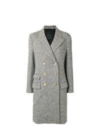 Женское серое пальто от Ermanno Scervino