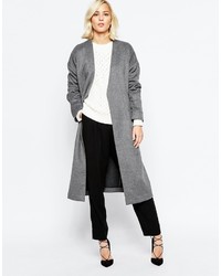 Женское серое пальто от Gestuz