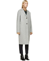 Женское серое пальто от MSGM