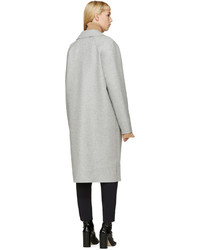 Женское серое пальто от MSGM