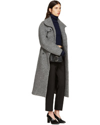 Женское серое пальто от Carven