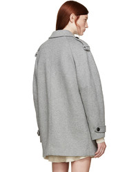 Женское серое пальто от Isabel Marant