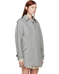 Женское серое пальто от Isabel Marant