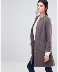 Женское серое пальто от Helene Berman